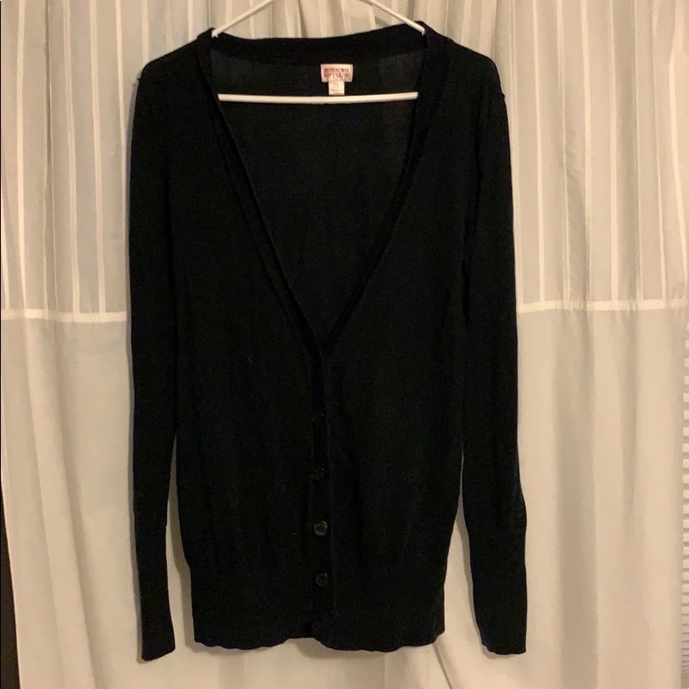 Black Long Sleeve Cardigan